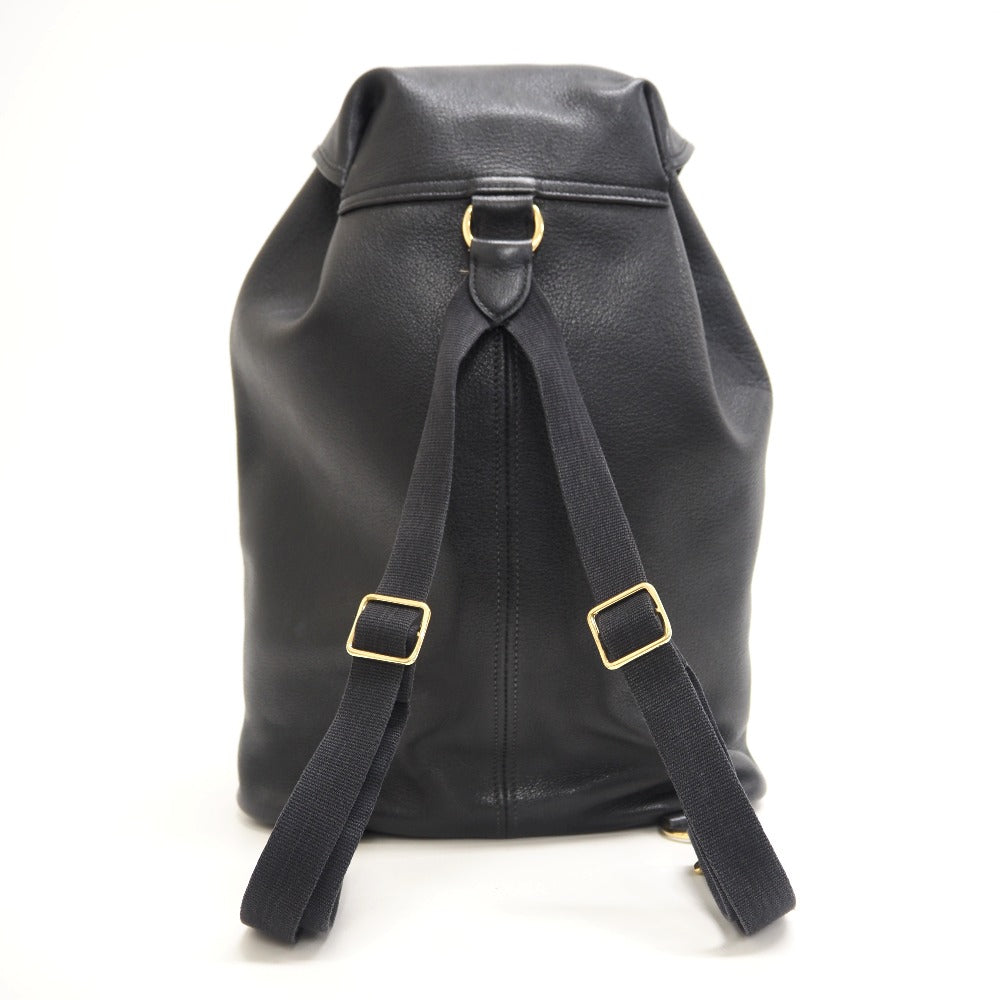 HERMES Backpack Buffl black Sac A Dos Baden mens Used