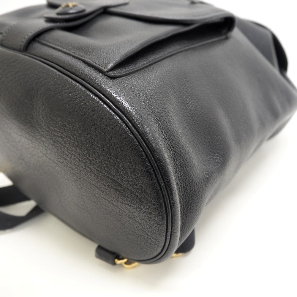 HERMES Backpack Buffl black Sac A Dos Baden mens Used