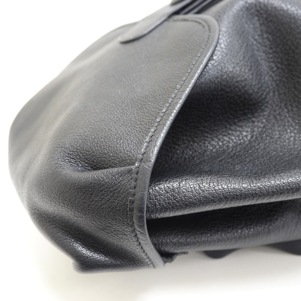 HERMES Backpack Buffl black Sac A Dos Baden mens Used
