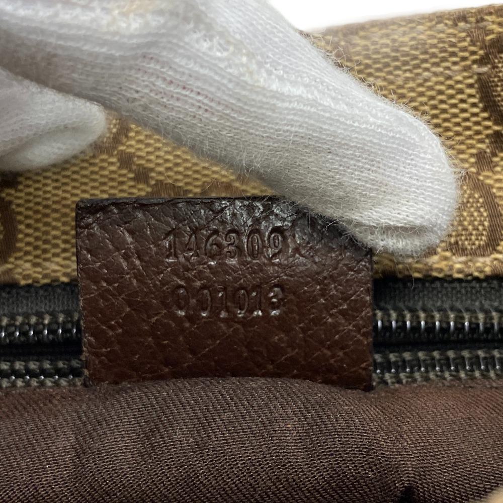 GUCCI Shoulder Bag 146309 GG canvas beige GG canvas Women Used