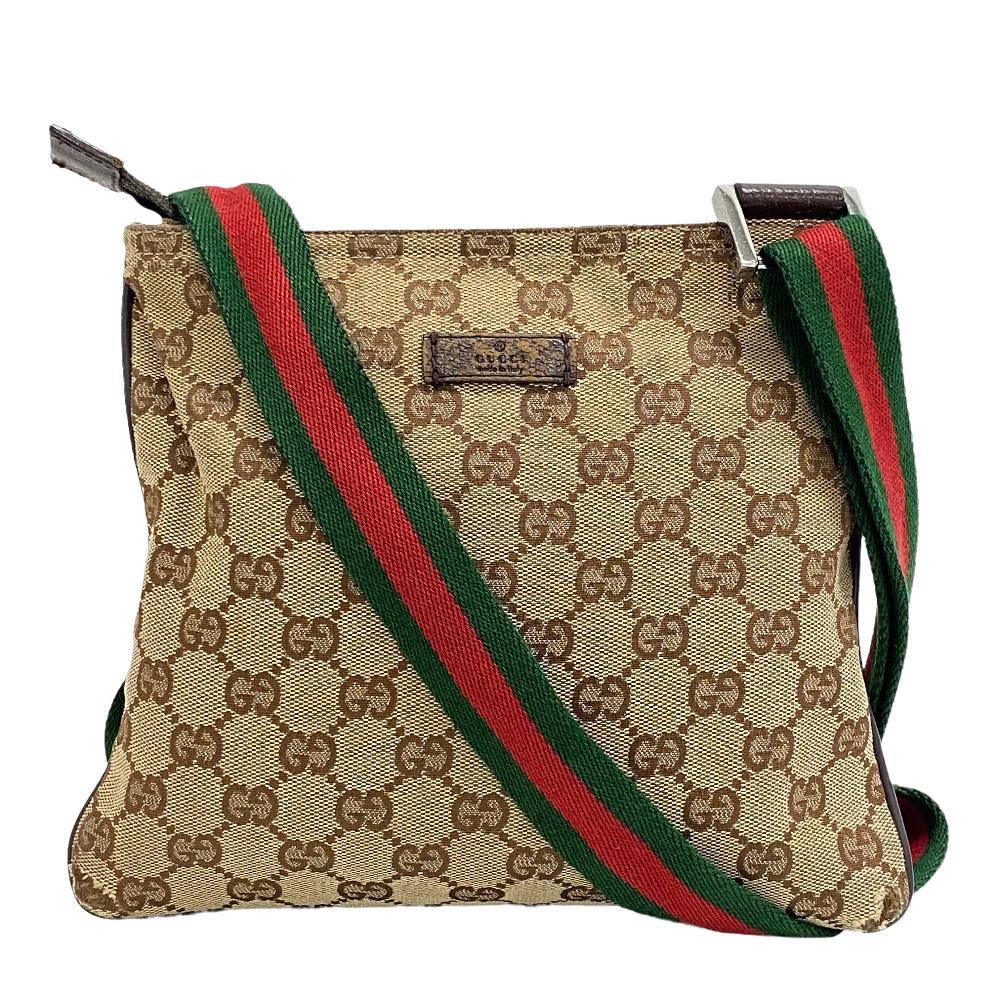 GUCCI Shoulder Bag 146309 GG canvas beige GG canvas Women Used