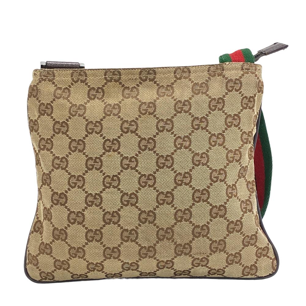 GUCCI Shoulder Bag 146309 GG canvas beige GG canvas Women Used