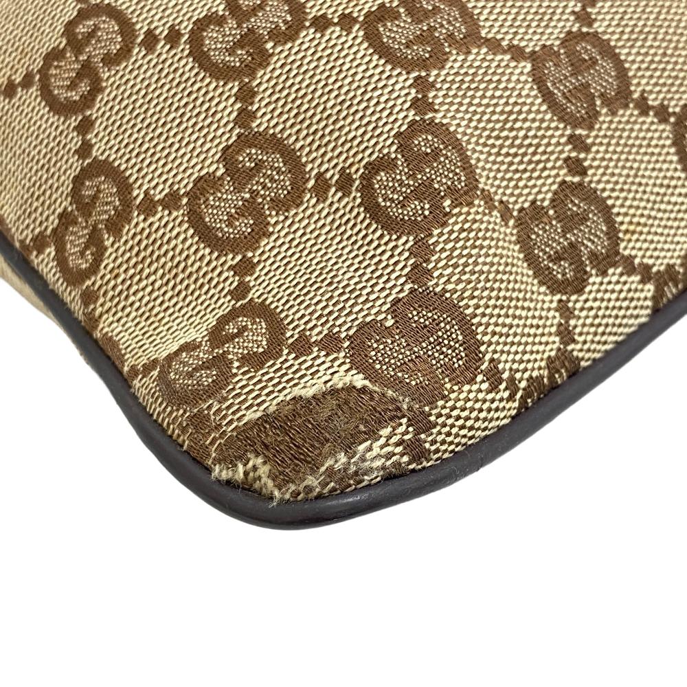 GUCCI Shoulder Bag 146309 GG canvas beige GG canvas Women Used