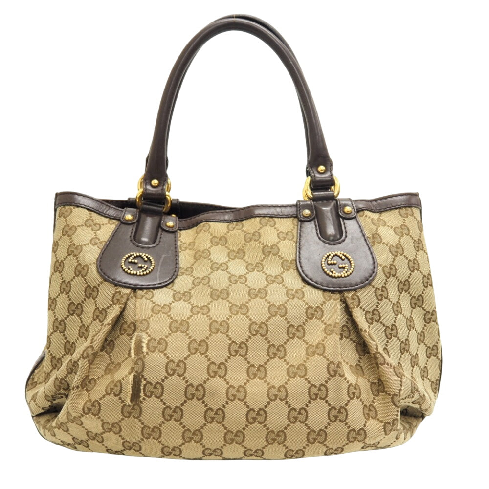 GUCCI Handbag 269953 GG canvas beige GG canvas Women Used