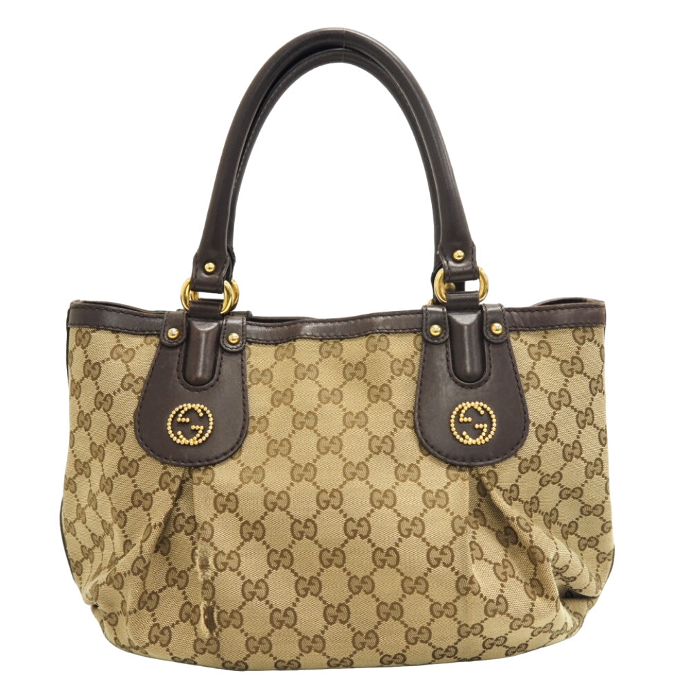 GUCCI Handbag 269953 GG canvas beige GG canvas Women Used