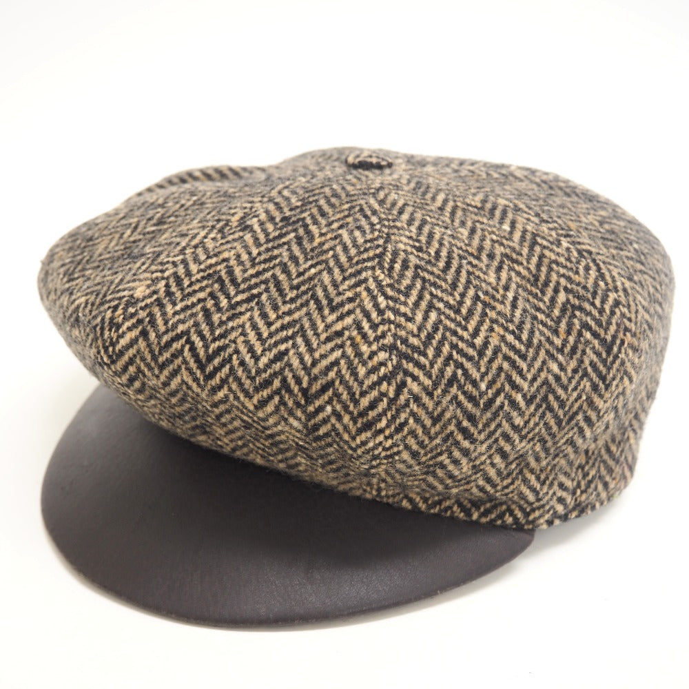 HERMES Casquette Wool, Cashmere Brown 57 mens(Unisex) 57 Used