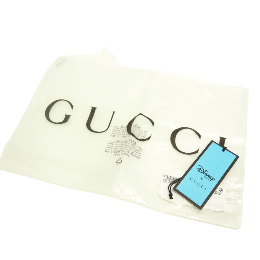 GUCCI Short sleeve T-shirt 548334 cotton gray Donald duck unisex(Unisex) XXS Used