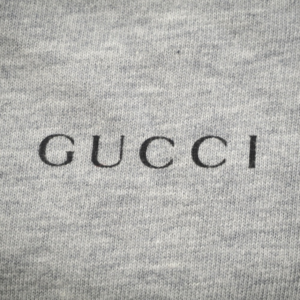 GUCCI Short sleeve T-shirt 548334 cotton gray Donald duck unisex(Unisex) XXS Used