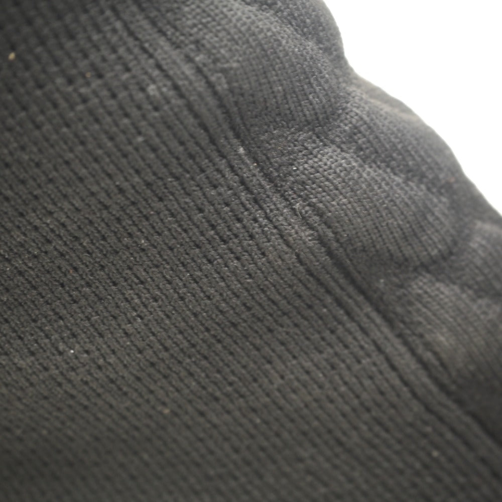 HERMES boots cotton black short boots volver knit Women 36 Used