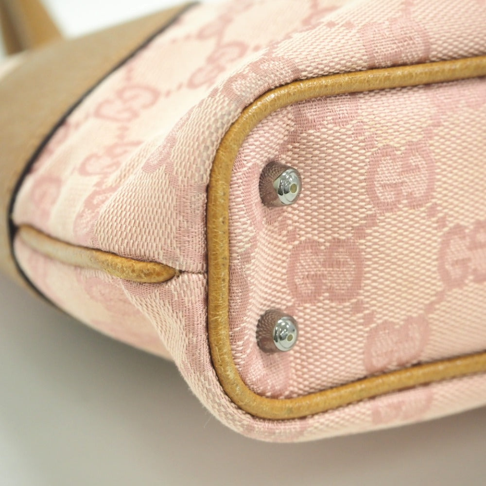 GUCCI Handbag 113015 001013 GG canvas pink