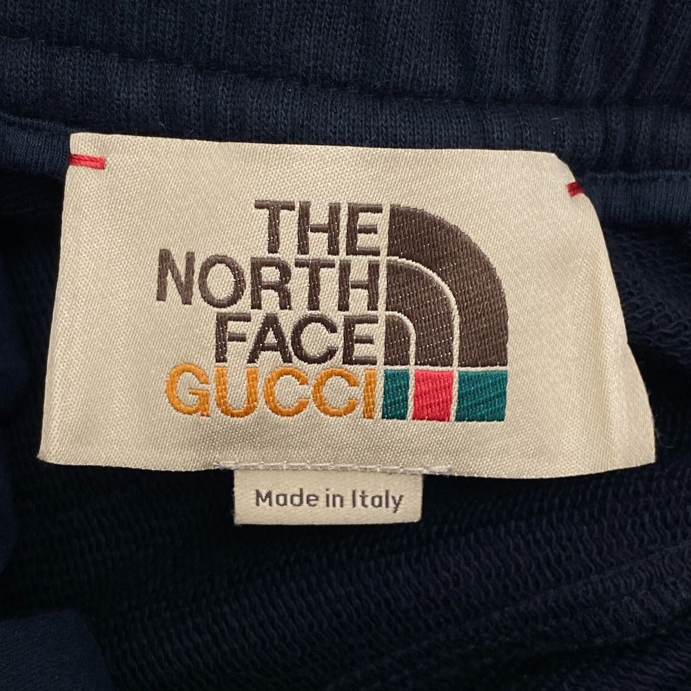 GUCCI sweat 651727 cotton black The North Face Pants Sherry line mens M Used