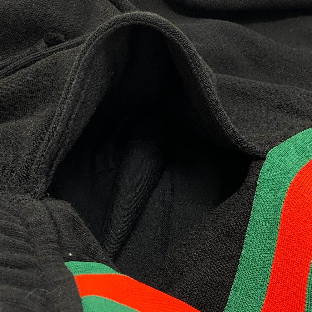 GUCCI sweat 651727 cotton black The North Face Pants Sherry line mens M Used