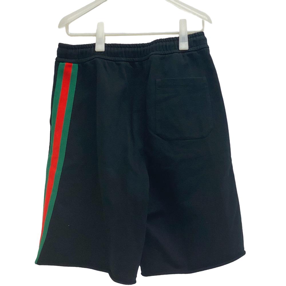 GUCCI sweat 651727 cotton black The North Face Pants Sherry line mens M Used