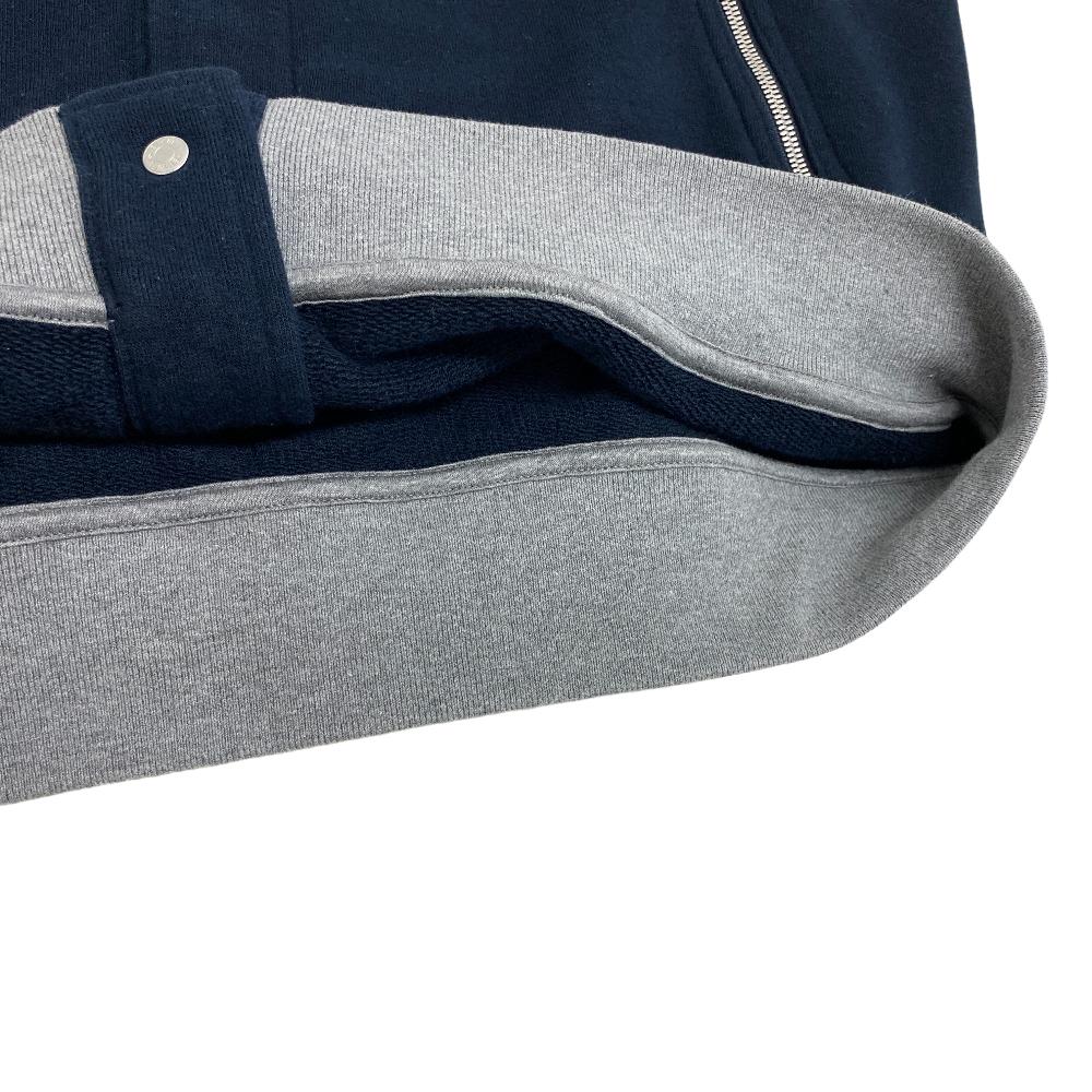 HERMES Blouson cotton gray Serie mens M Used