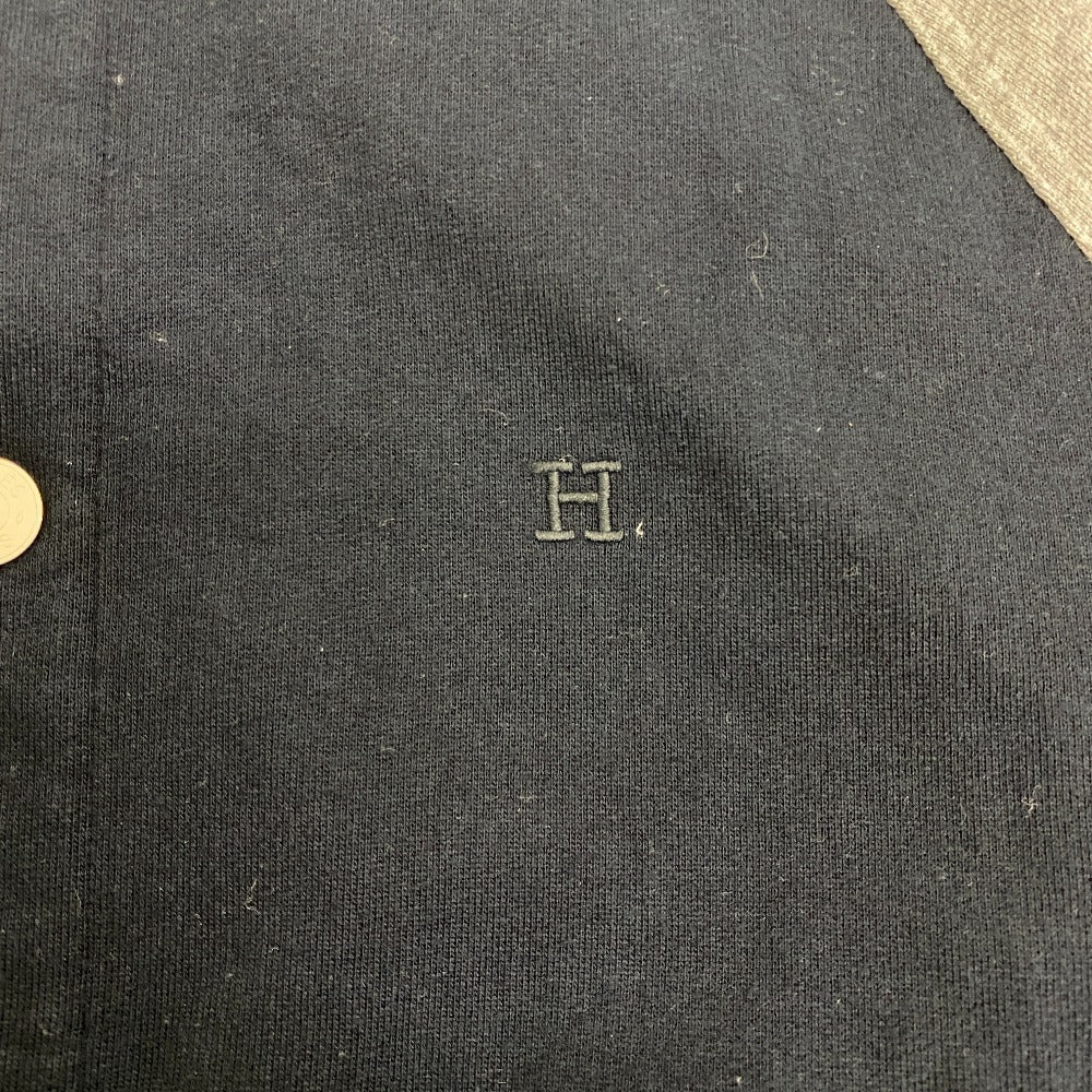 HERMES Blouson cotton gray Serie mens M Used