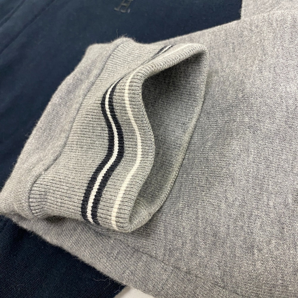 HERMES Blouson cotton gray Serie mens M Used