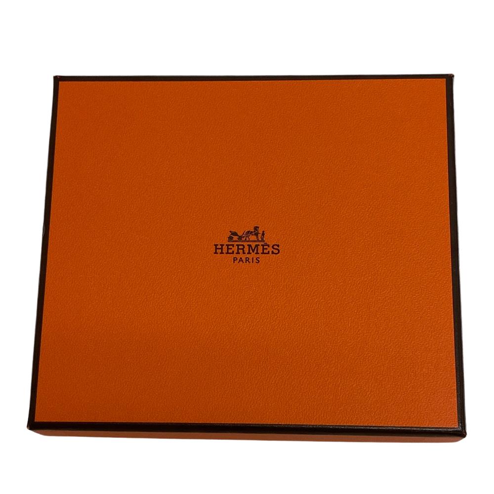 HERMES Coin case leather pink Paddock Chevrumizor Women Used