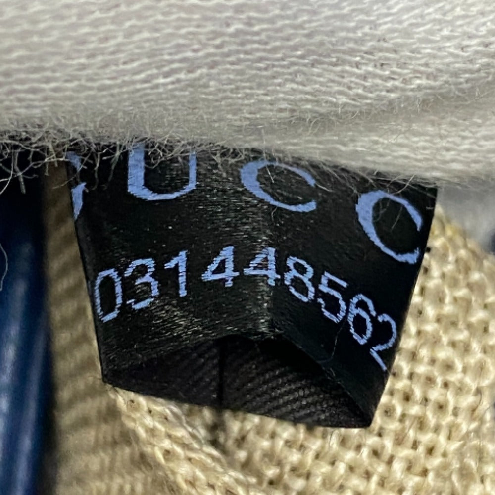 GUCCI Shoulder Bag 510302 leather blue