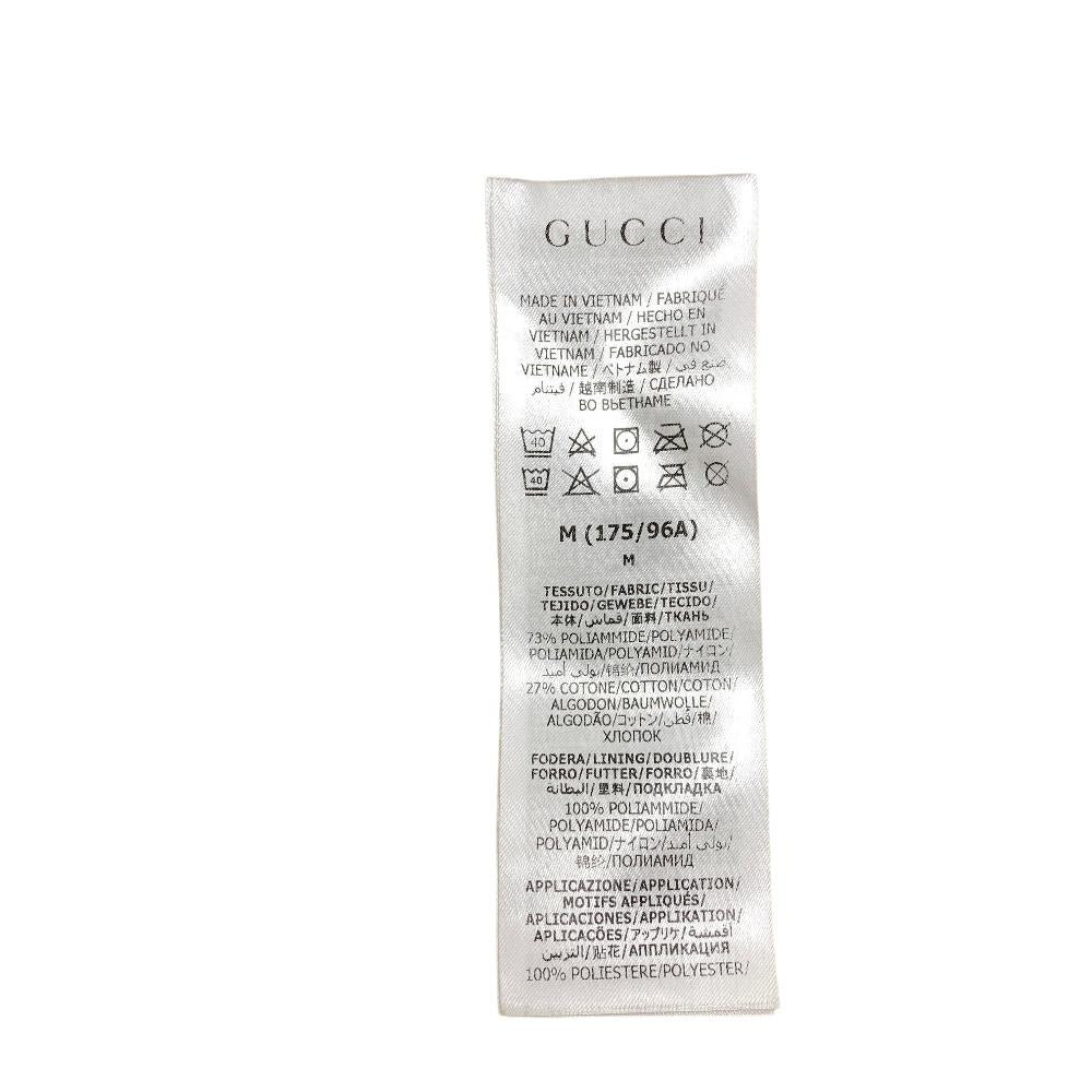 GUCCI Other outerwear Cotton denim, nylon White x brown M