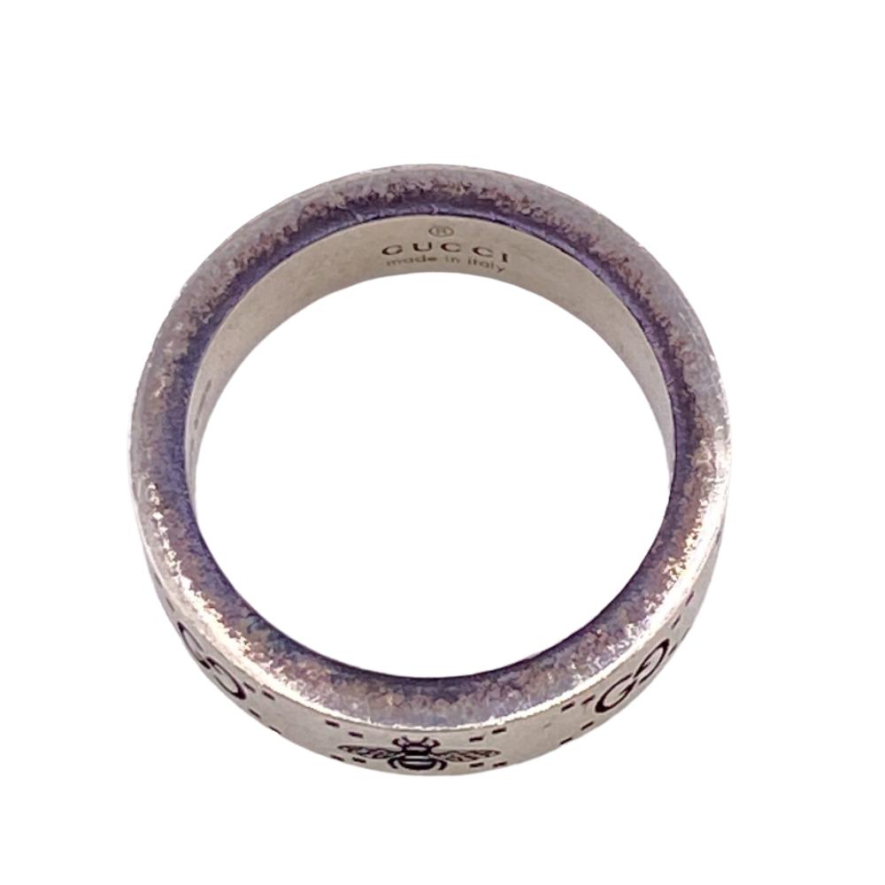 GUCCI Ring Silver925 Silver 17 925 GG Bee Hachi mens Used