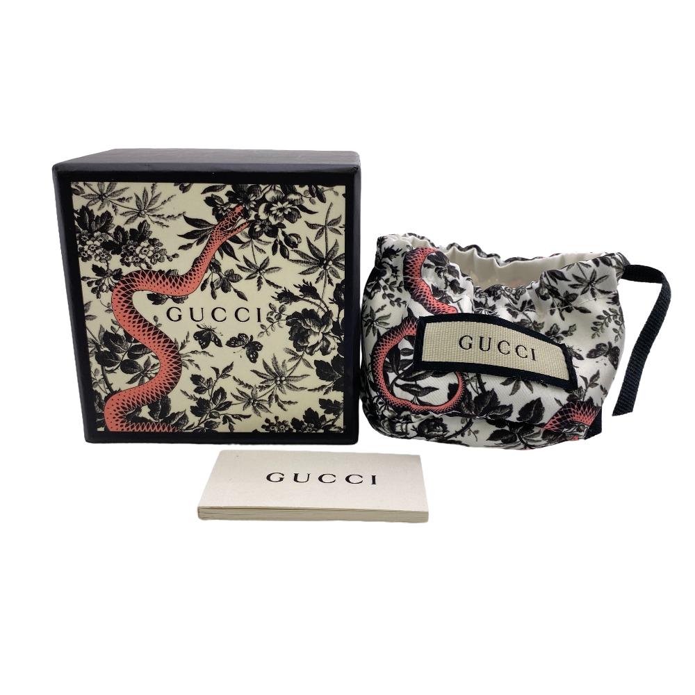 GUCCI Ring Silver925 Silver Square G Arabesque