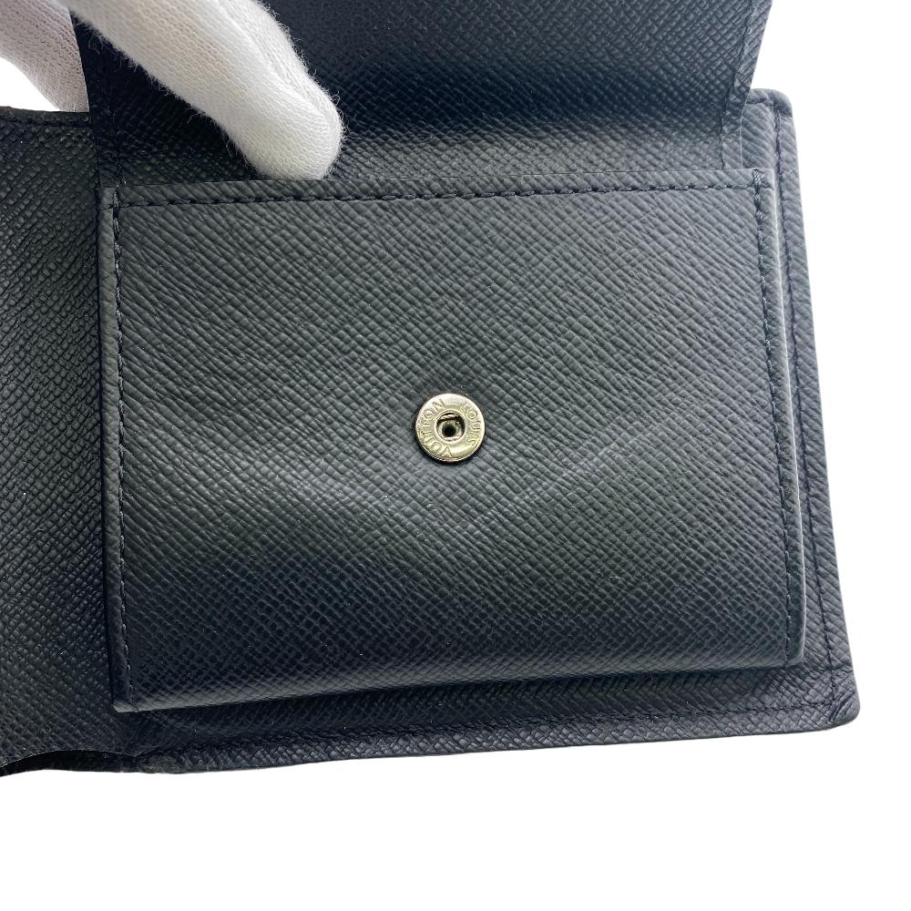 LOUIS VUITTON Bifold Wallet M62289 leather black Epi Portefeuille Marco Black