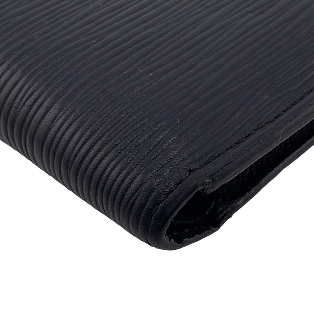 LOUIS VUITTON Bifold Wallet M62289 leather black Epi Portefeuille Marco Black