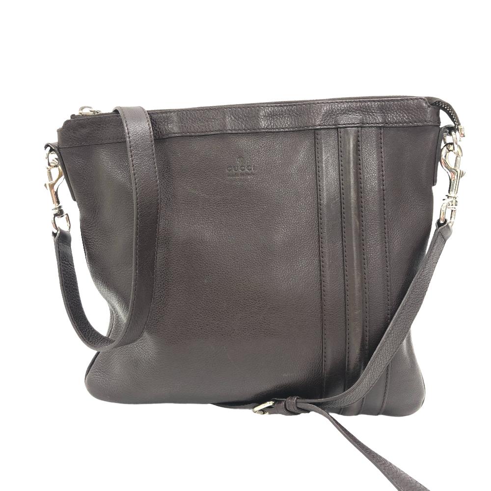 GUCCI Shoulder Bag 233329 leather Brown