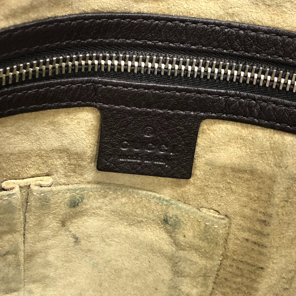 GUCCI Shoulder Bag 233329 leather Brown