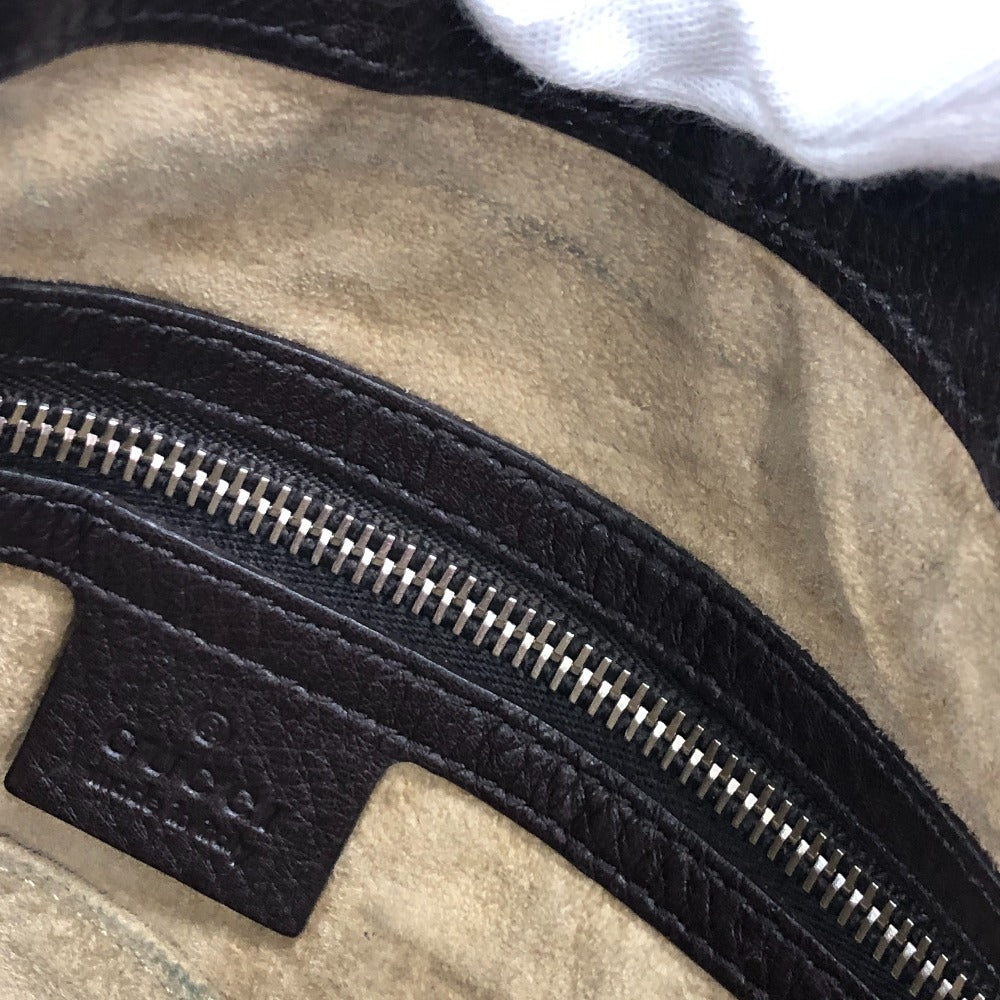 GUCCI Shoulder Bag 233329 leather Brown