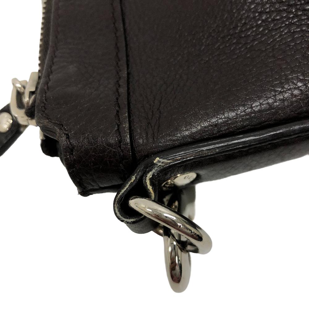GUCCI Shoulder Bag 233329 leather Brown
