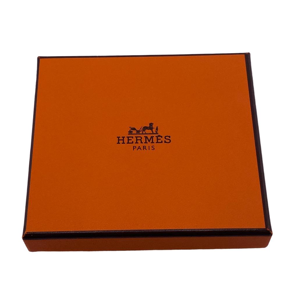 HERMES Coin case Epsom Brown Azap silk in Women(Unisex) Used