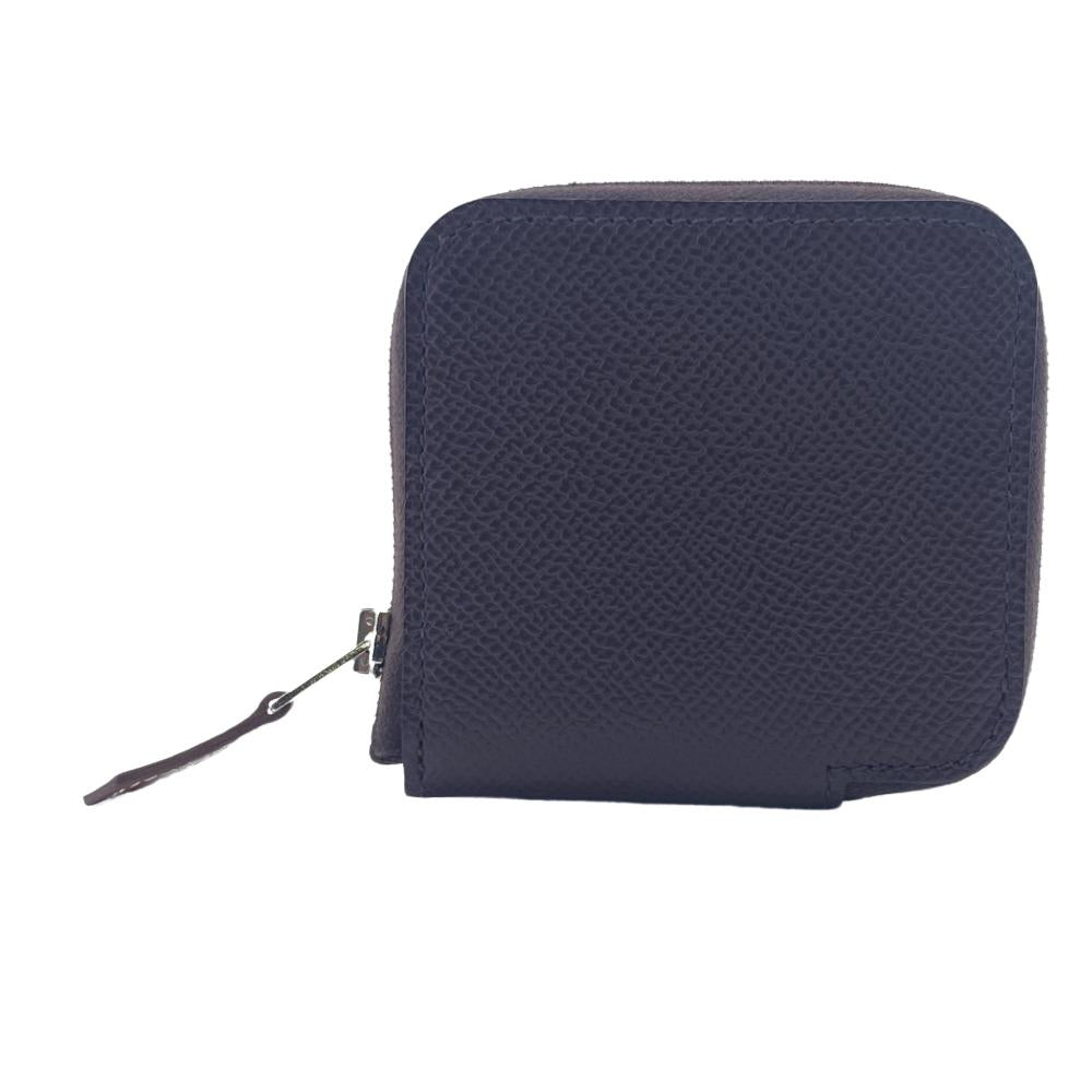 HERMES Coin case Epsom Brown Azap silk in Women(Unisex) Used