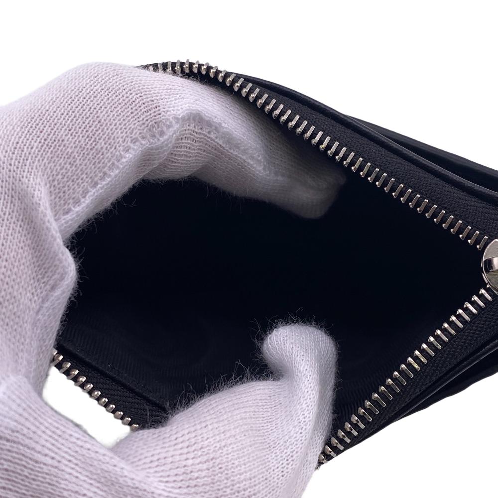 GUCCI Coin case 597560 leather black Card Case Guccisima unisex(Unisex) Used