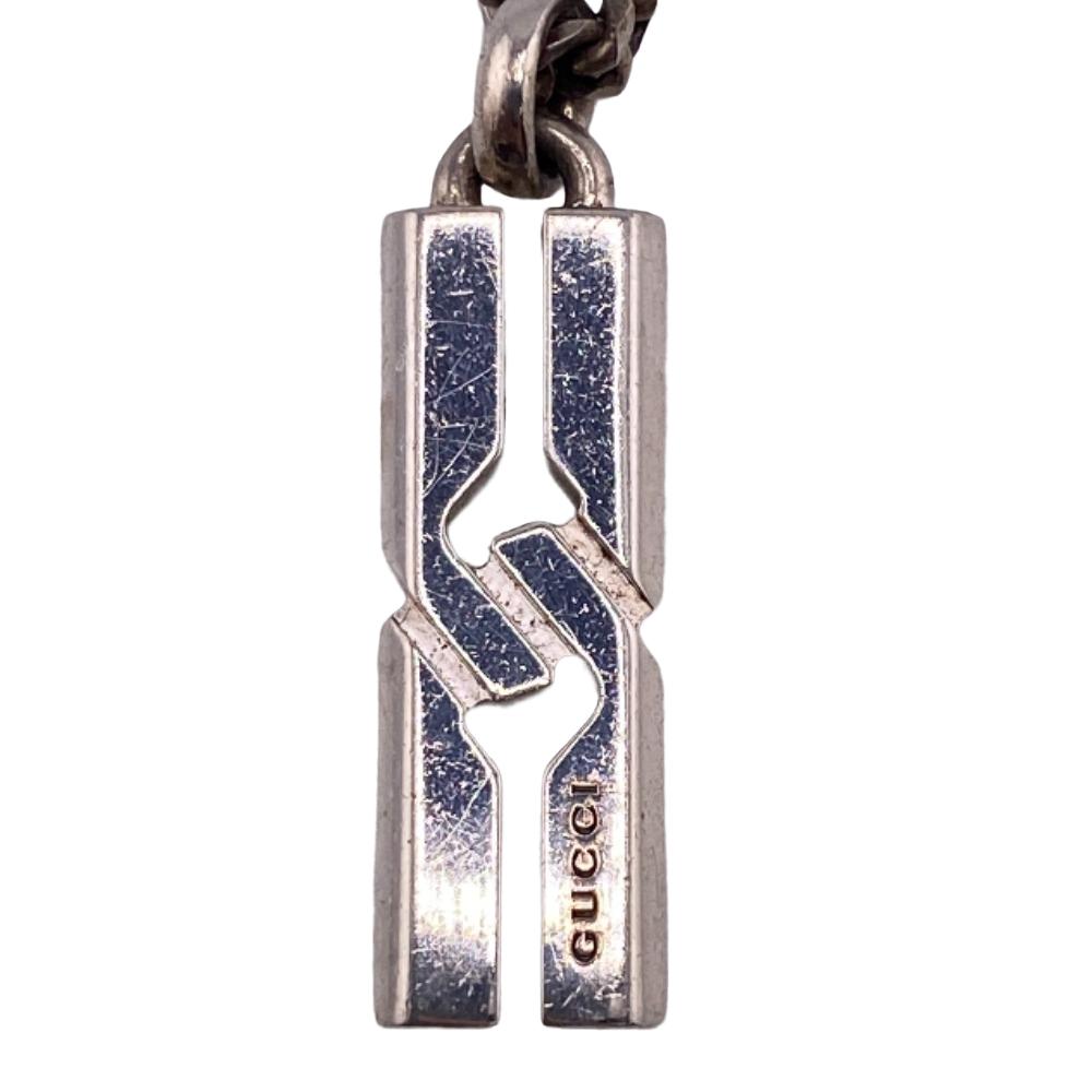GUCCI Necklace Silver925 Silver 925 21.9g Infinity knot Women Used