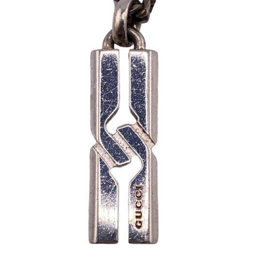 GUCCI Necklace Silver925 Silver 925 21.9g Infinity knot Women Used