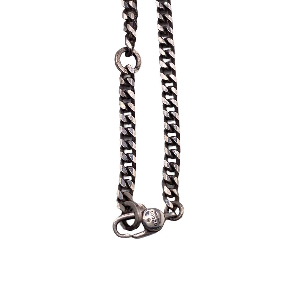GUCCI Necklace Silver925 Silver 925 21.9g Infinity knot Women Used