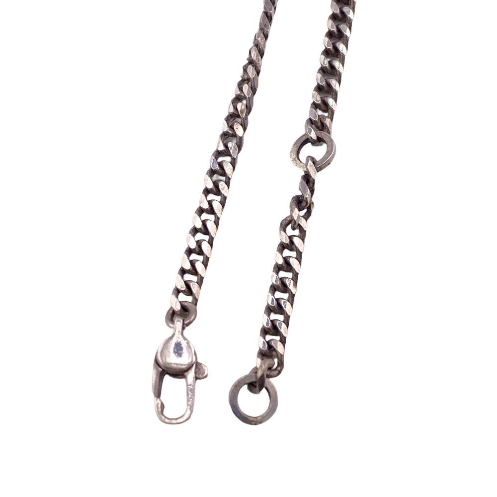 GUCCI Necklace Silver925 Silver 925 21.9g Infinity knot Women Used
