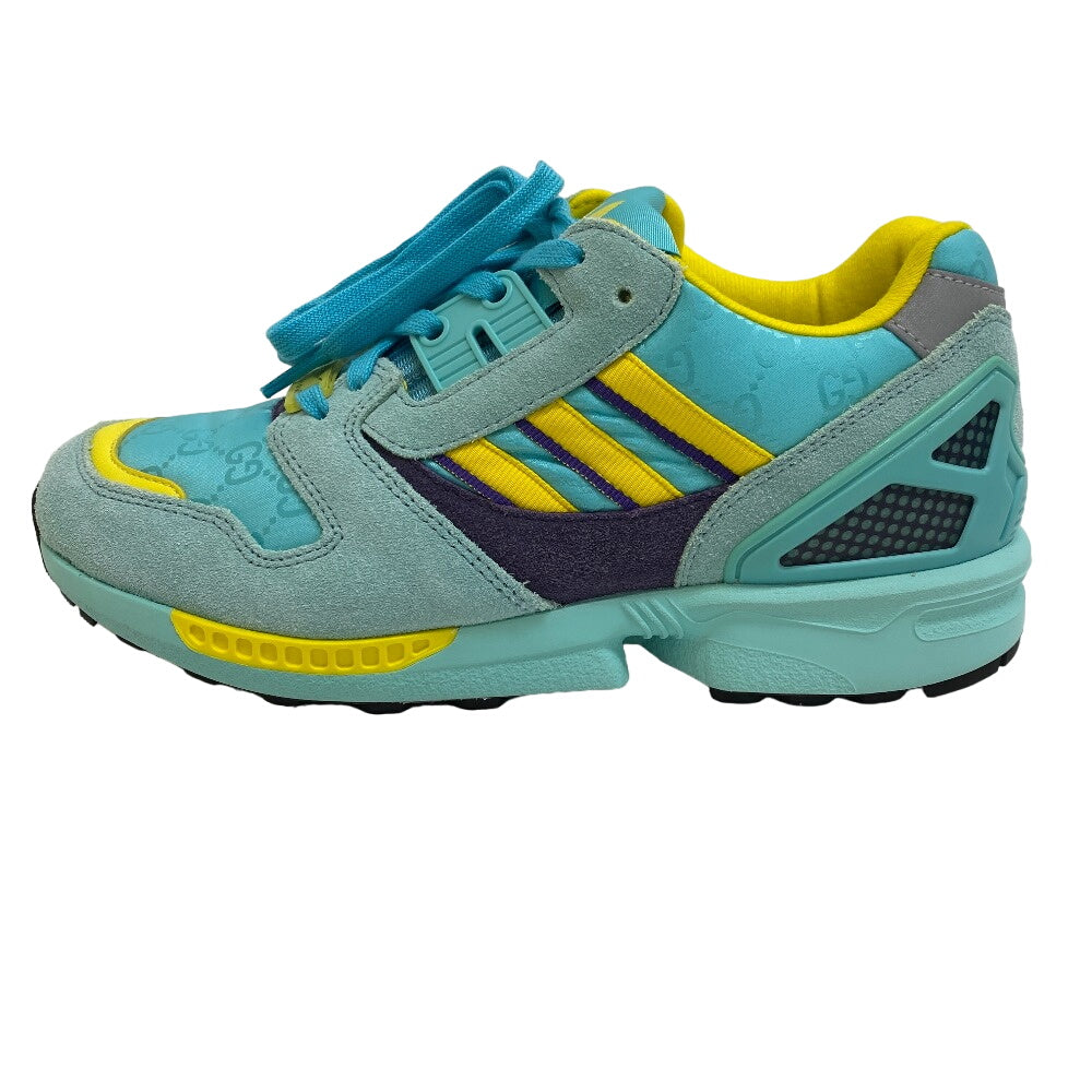 GUCCI sneakers 722212 ZX8000 Suede, Canvas Light blue Adidas 23 Stainless Steel TORSION Women 36 2/1 Used