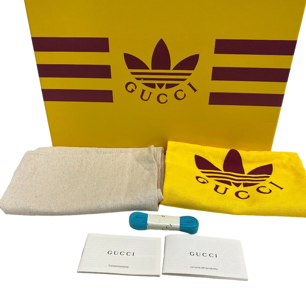 GUCCI sneakers 722212 ZX8000 Suede, Canvas Light blue Adidas 23 Stainless Steel TORSION Women 36 2/1 Used