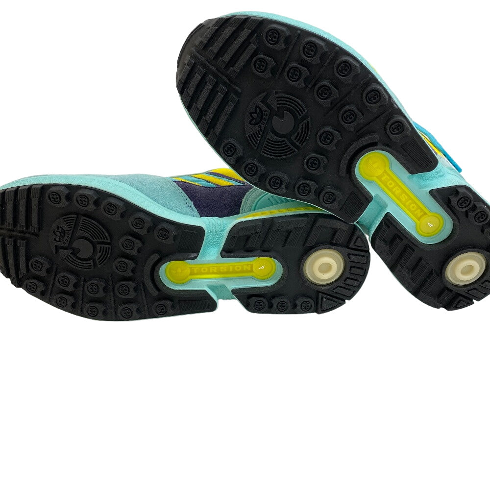 GUCCI sneakers 722212 ZX8000 Suede, Canvas Light blue Adidas 23 Stainless Steel TORSION Women 36 2/1 Used