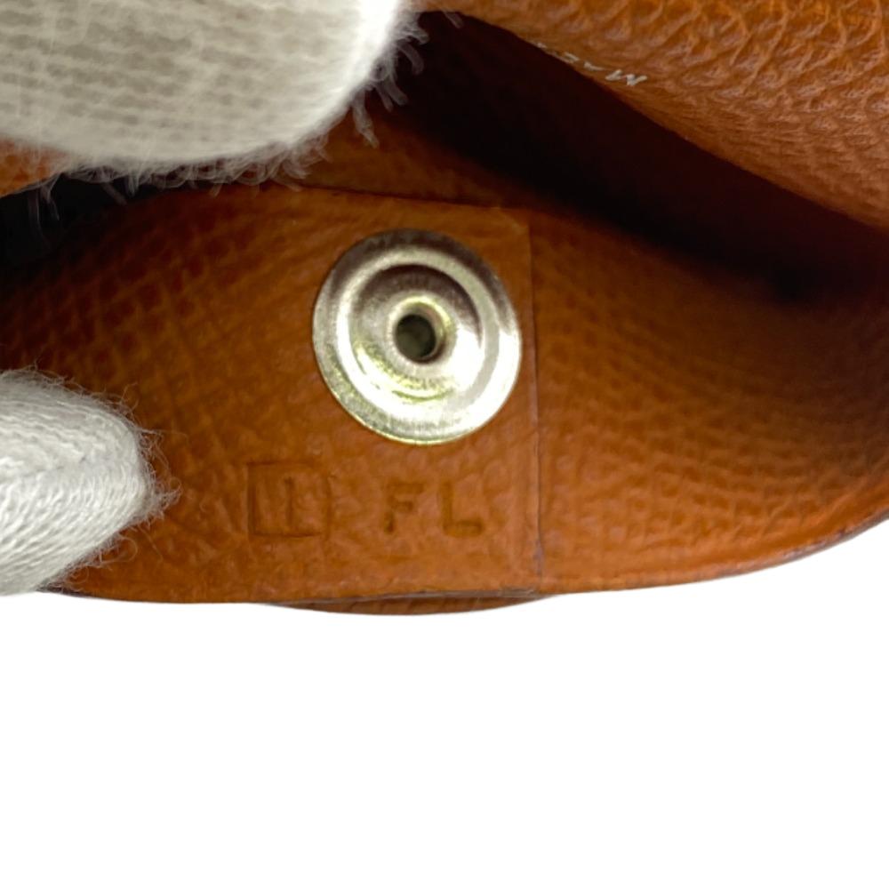 HERMES Coin case Epsom Brown unisex(Unisex) Used