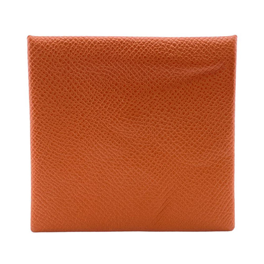 HERMES Coin case Epsom Brown unisex(Unisex) Used