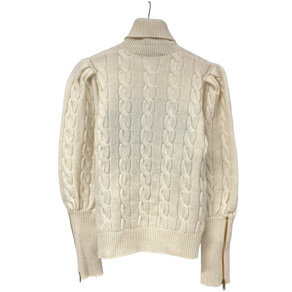 GUCCI knit XKB2A Wool, Acrylic white High neck knit XS（160/84Y)