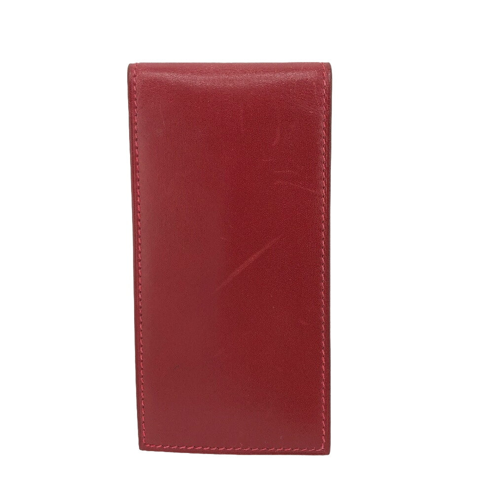 HERMES Other accessories leather Red