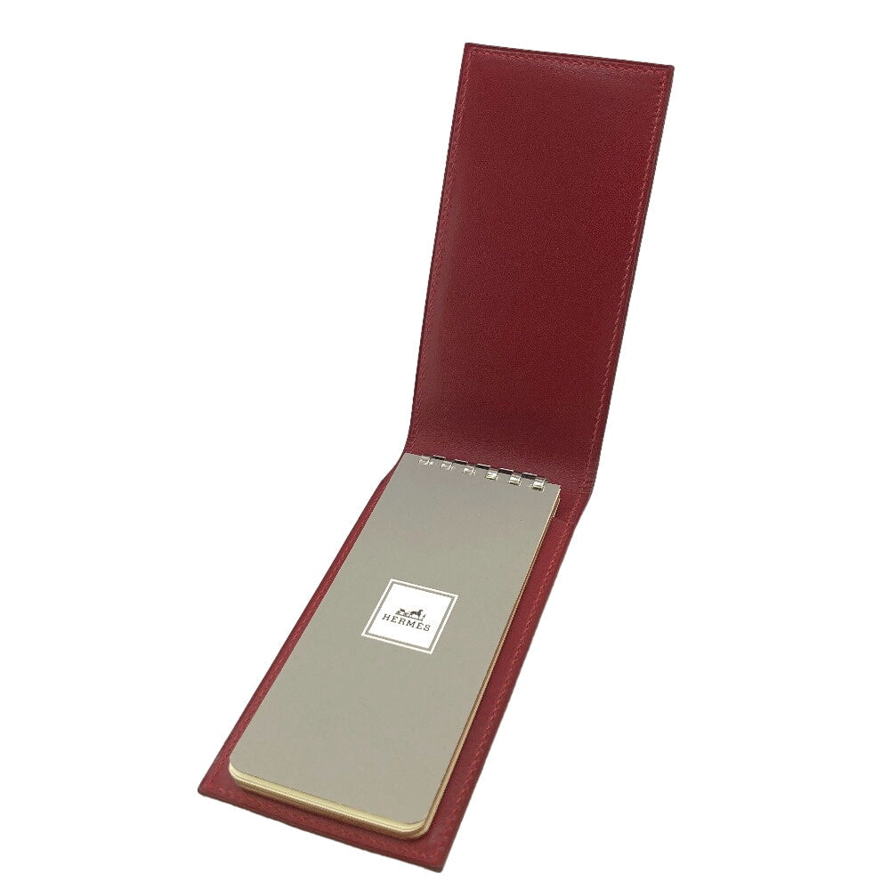 HERMES Other accessories leather Red