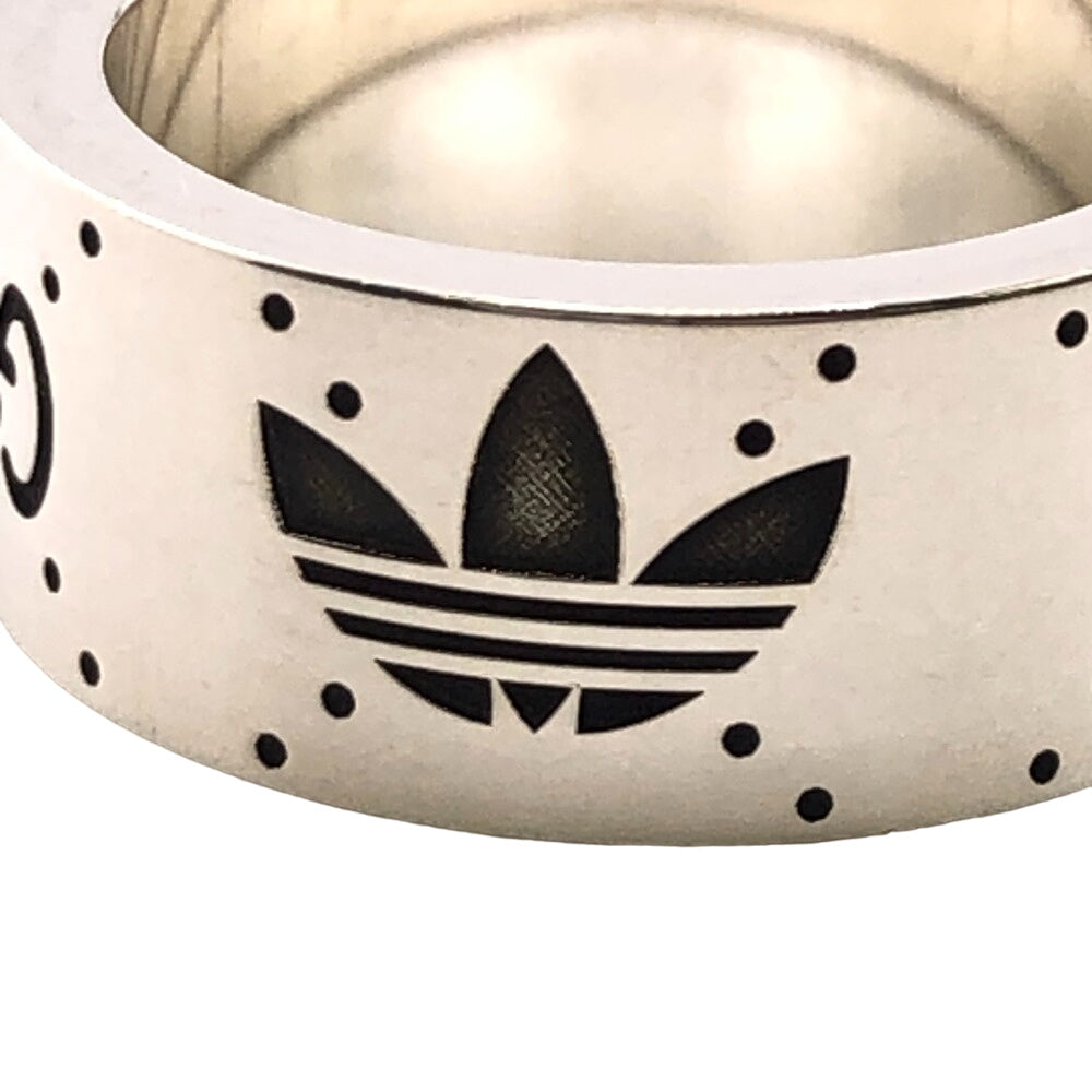 GUCCI Ring Silver Silver GG logo