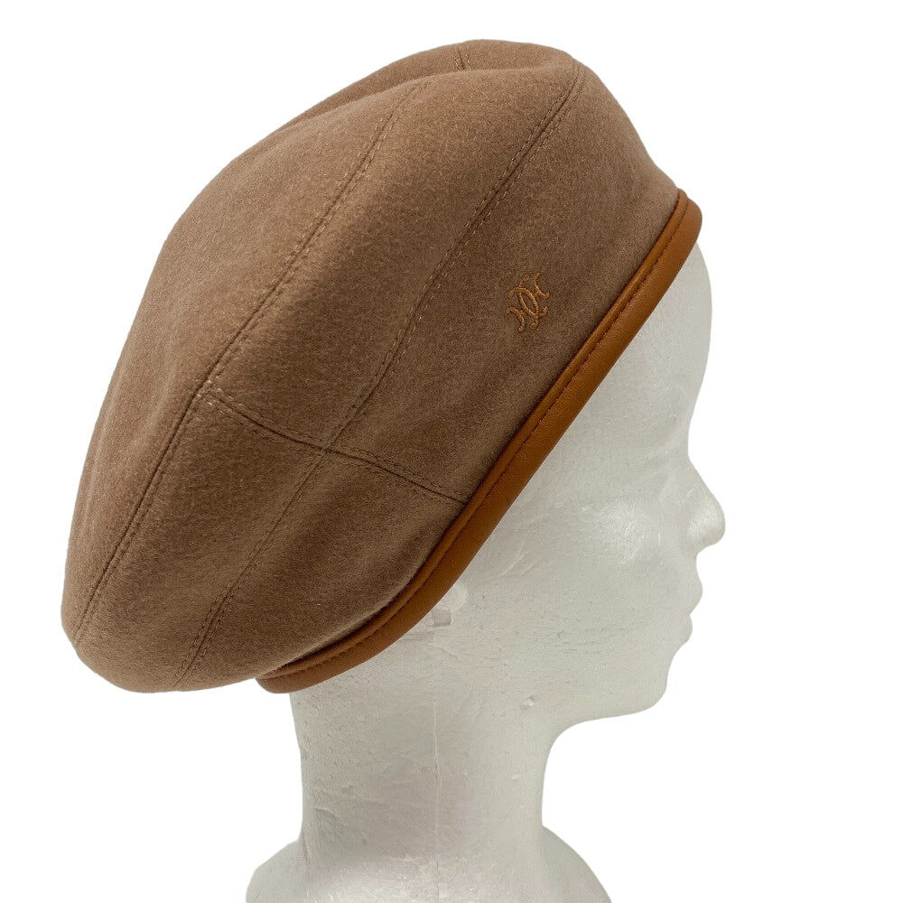 HERMES beret Brown diamond Brown Serie Women(Unisex) 57 Used