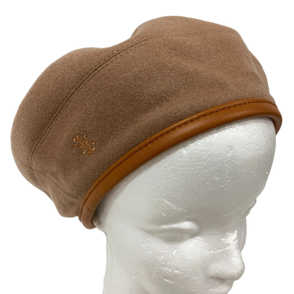 HERMES beret Brown diamond Brown Serie Women(Unisex) 57 Used