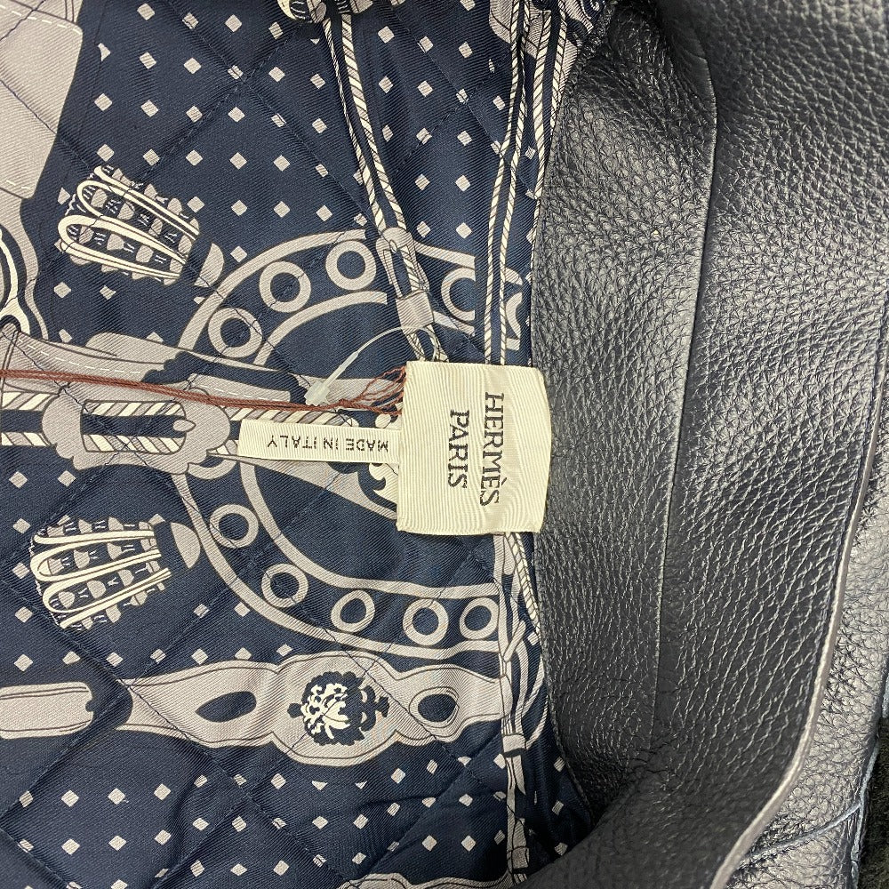 HERMES Other outerwear Cotton, Leather black liner vest 34